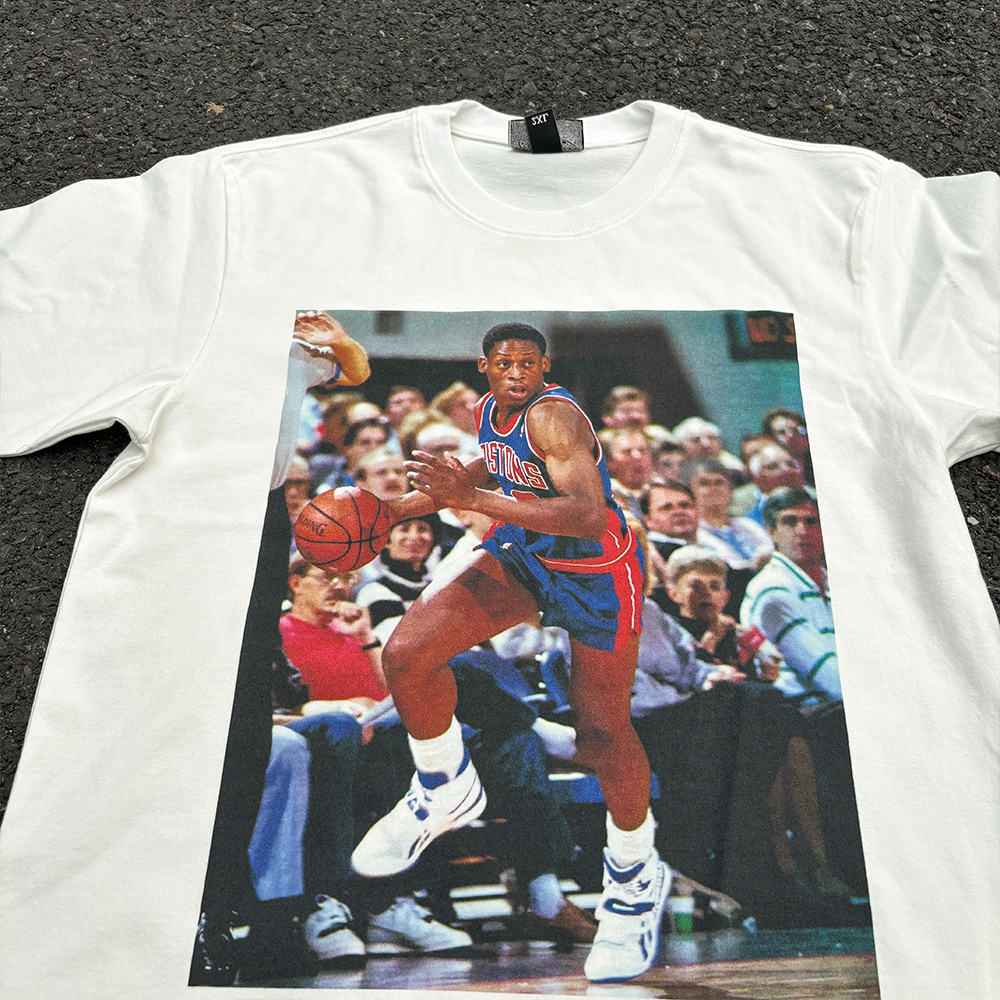 DET篮球球员T恤tee短袖怀旧稀有rare经典classic原创个性宽松ins