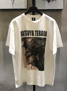 Katsuya Terada暗夜精灵T恤插画学院短袖男女同款半截袖个性潮牌