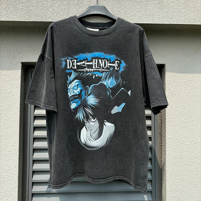 死亡笔记Death Note夜神月Yagami Light惊悚日漫tee二次元短袖T恤