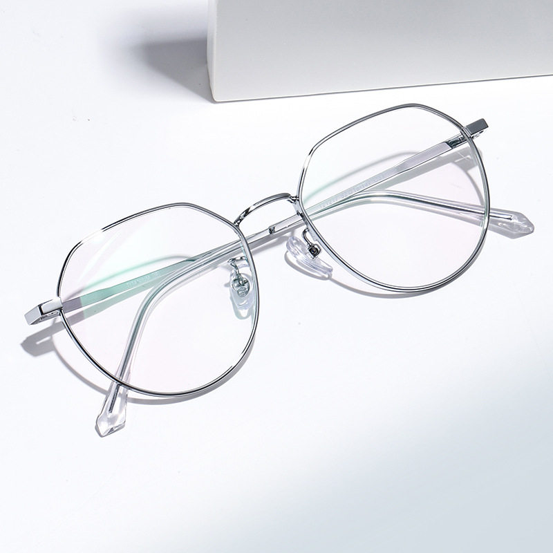 超轻网红钛架近视眼镜框女防蓝光多边形素颜复古眼睛架可配度数,ZIPPO/瑞士军刀/眼镜,眼镜架,淘宝优惠券,粉丝福利购,淘宝优惠卷