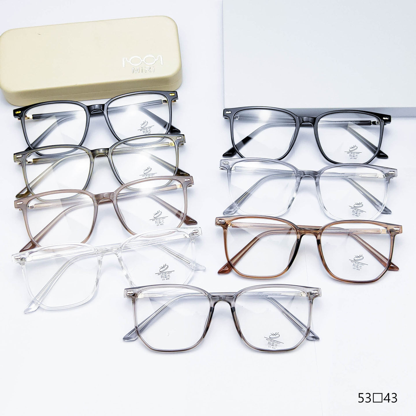 超轻TR90韩系眼镜框棕色复古可配近视镜片素颜方框防蓝光镜架女