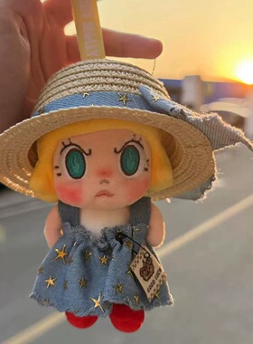 度假风angrymolly娃衣心火怒放系列炽火牛仔套装潮玩挂件换装着替