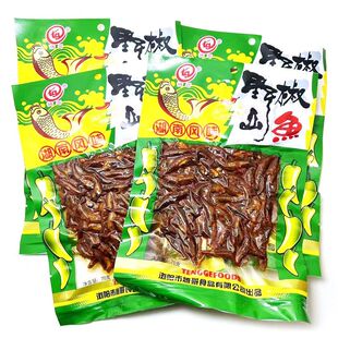 活动腾哥香辣鱼仔酒鬼野山椒小鱼乾麻辣休闲零食下酒菜湖南特产大