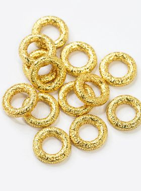 18k金祥云隔圈盘缠手链手串DIY配件配饰百搭  不脱模【WT0286】