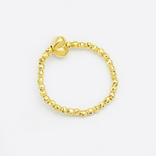 18k金屁桃爆闪戒指【QL07135】