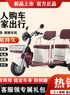 家庭孩子新款电动车小型客货国标