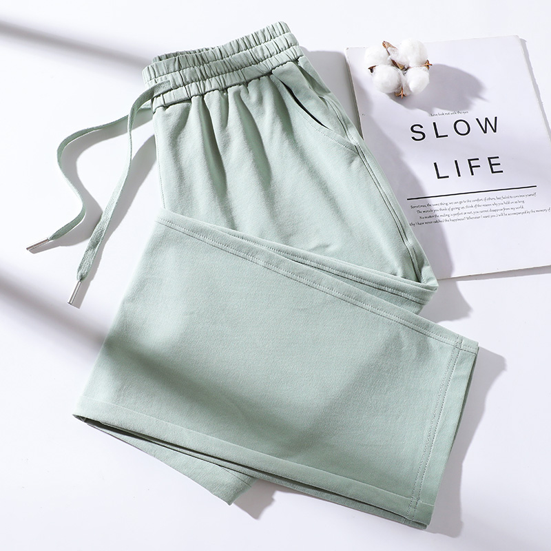 新款大码薄款休闲裤高档女装长裤