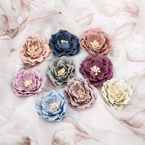 diy仿真环保绢花手工头饰小雏菊