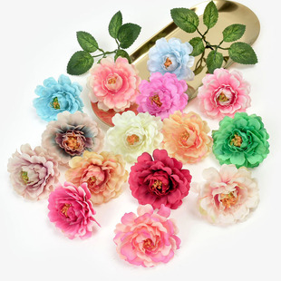 复古仿真绣球花头 diy手工花环材料 新娘头饰婚庆布置 家居装饰花