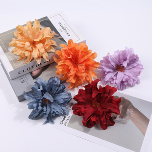 14cm仿真紫兰花婚庆家居摆件假花雾霾蓝婚礼堂装饰花材仿真花绢花