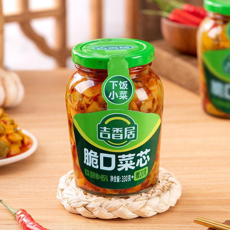 吉香居350g脆口菜芯下饭菜