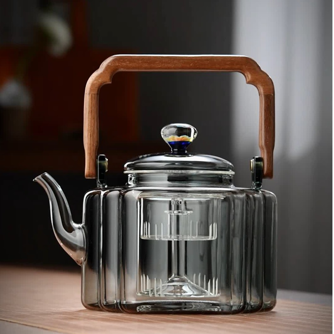全度耐高温高硼硅玻璃茶壶