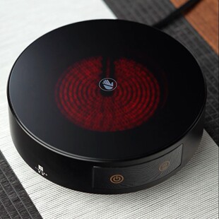 晋芳黑晶炉1500瓦静音电热炉铁壶银壶玻璃泡茶壶煮茶器烧水壶专用