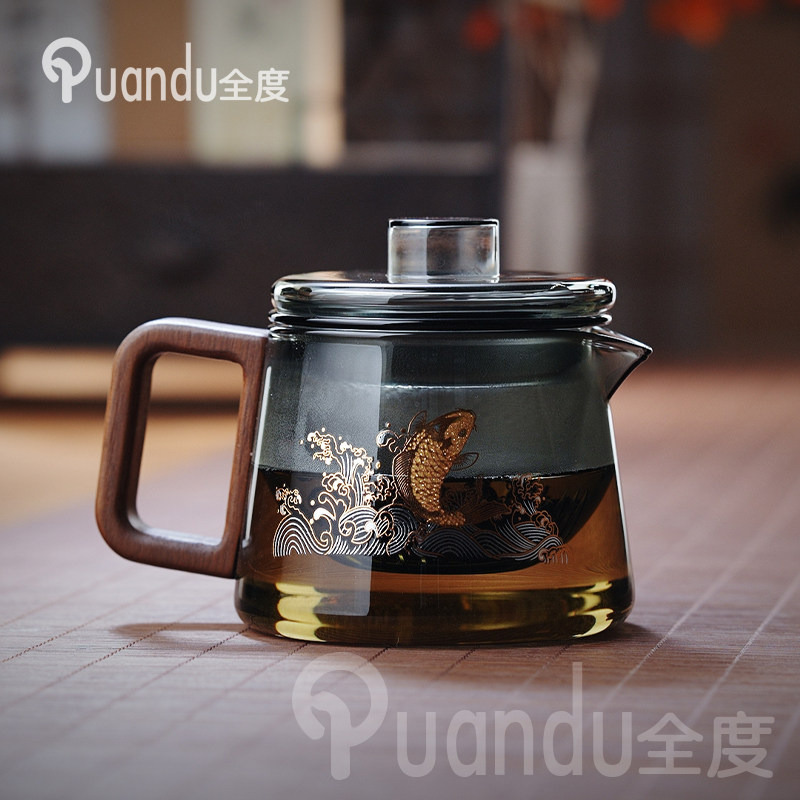 玻璃茶壶泡茶家用茶具加厚耐高温煮茶壶单壶茶水分离大容量泡茶壶,餐饮具,茶壶,淘宝优惠券,粉丝福利购,淘宝优惠卷