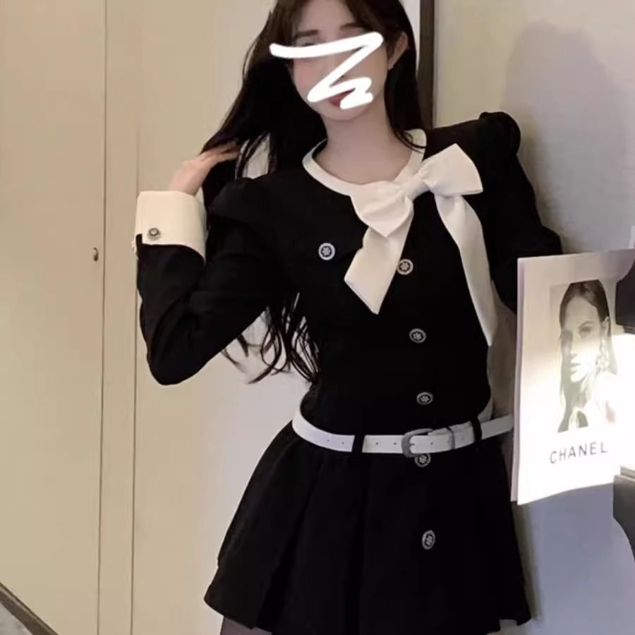 千金公主风外套裙蝴蝶结