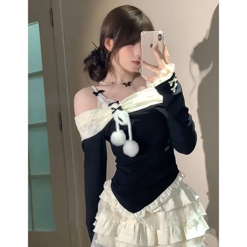 蛋糕裙两件套裙装2025聚脂纤维