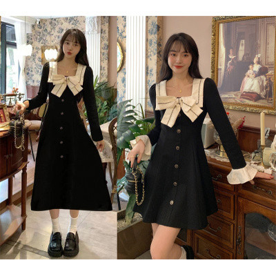 大码微胖女生法式蝴蝶结显瘦连衣裙女小众设计感胖mm梨型身材裙子,女装/女士精品,连衣裙,淘宝优惠券,粉丝福利购,淘宝优惠卷