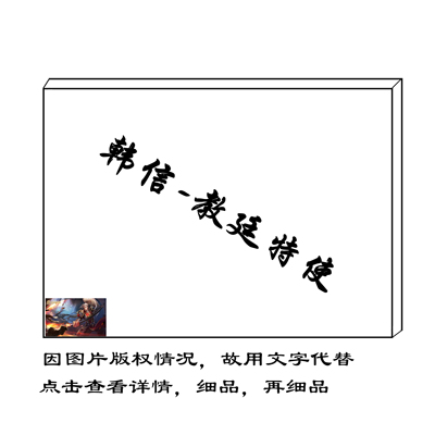 创意diy数字油画王者荣耀游戏填色韩信教廷特使角色人物室内挂画