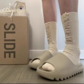 椰子拖鞋 yeezy沙滩凉拖a 厚底增高踩屎感大码 女士夏季 外穿2025新款