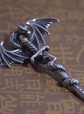 日韩风原创钛钢男士大气防水吊坠