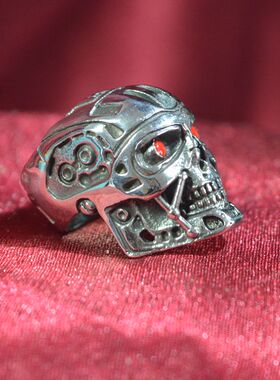 钛钢戒指潮男潮女配饰骷髅头指环