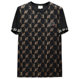 2024夏季新款高端品质丝光棉男士潮流短袖T恤QT6012AFD8552T-P75，男装T恤，阿丰达