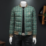 2026新款男士立领开衫时尚潮流羽绒服外套QT6012AFD7801-P300，男装羽绒服，阿丰达