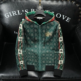 2024加绒加厚冬款男士连帽开衫潮流时尚卫衣QT6012AFD9555Y-P160，男装卫衣，钱塘6012(原3012)