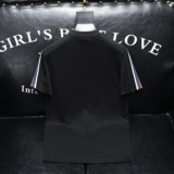 2026夏季新款品质丝光棉男潮流短袖T恤QT6012AFD2621T-P75，男装T恤，阿丰达