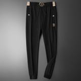 到5XL2024夏季新款高端品质男士运动休闲长裤QT3012AFD7099K-P130，男装休闲裤，钱塘6012(原3012)