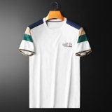 2026夏季新款高端品质丝光棉男士潮流短袖T恤QT6012AFD8531T-P75，男装T恤，阿丰达