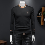 2025假模四季款男士圆领潮流刺绣时尚卫衣QT6012AFD9319Y-P125，男装卫衣，阿丰达