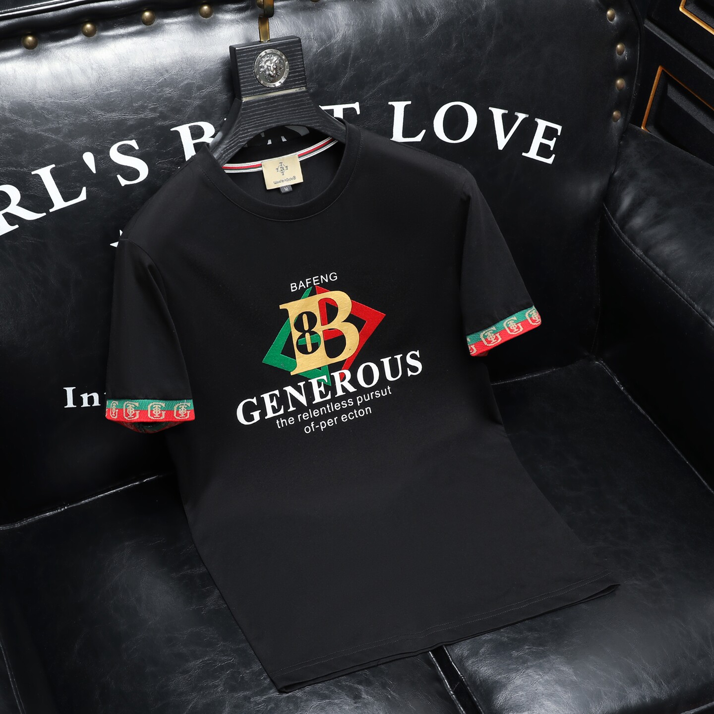 2026夏季新款品质丝光棉男潮流短袖T恤QT6012AFD2612T-P75，男装T恤，阿丰达