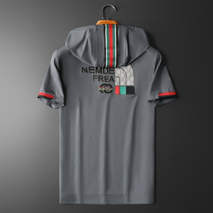 2025 夏季新款高端品质丝光棉男士潮流短袖T恤QT3001AFD7013T-P80,男装T恤,阿丰达