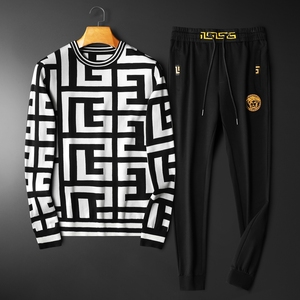 2026秋冬款男士长袖毛衣休闲裤运动套装可单卖QT3012TZ6603-P248,男装休闲套装,阿丰达