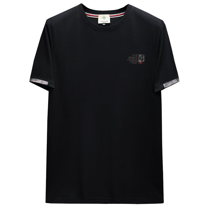 2024夏季新款高端品质丝光棉男士潮流短袖T恤QT6012AFD8551T-P75,男装T恤,阿丰达