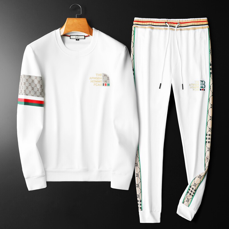 2026秋款潮男士长裤长袖休闲运动套装可单卖QT6012TZ7131-1P260，男装休闲套装，阿丰达