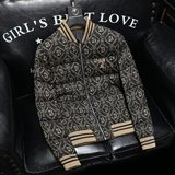 2025新款男士立领开衫时尚潮流羽绒服外套QT6012AFD7801-P300，男装羽绒服，阿丰达