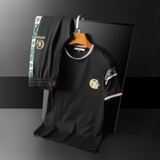 2025高端男士圆领短袖长裤运动休闲套装可单卖QT6012TZ9927P200，男装休闲套装，阿丰达