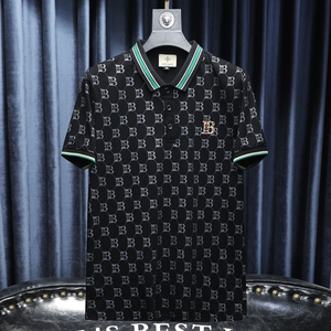 2024 夏季新款高端品质丝光棉男士潮流短袖T恤QT6012AFD8529T-P80图片