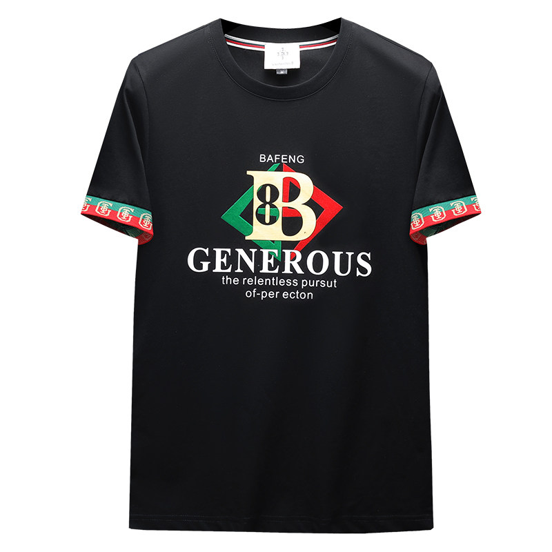 2026夏季新款品质丝光棉男潮流短袖T恤QT6012AFD2612T-P75,男装T恤,阿丰达