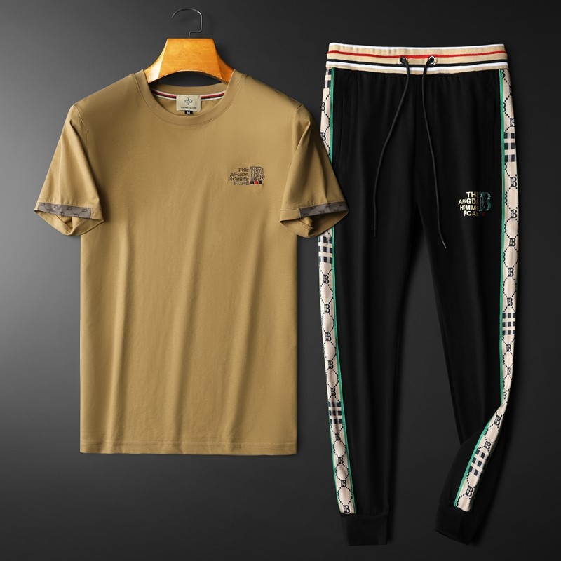 到5XL高端男士圆领短袖长裤运动休闲套装可单卖QT3012TZ8551P205，男装休闲套装，阿丰达