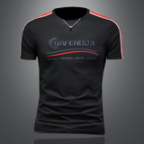 2026假模夏季新品质丝光棉男潮流短袖T恤QT6012AFD2621T-P75，男装T恤，钱塘6012(原3012)