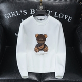 2026新款四季款男士圆领潮流刺绣时尚卫衣QT6012AFD1007Y-P125，男装卫衣，阿丰达