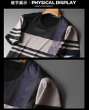 2024夏季新款高端品质丝光棉男士潮流短袖T恤QT3012AFD7004T-P70，男装T恤，阿丰达