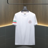 2026夏季新款品质丝光棉男潮流短袖T恤QT6012AFD2620T-P75，男装T恤，阿丰达