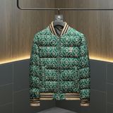 2025新款男士立领开衫时尚潮流羽绒服外套QT6012AFD7801-P300，男装羽绒服，阿丰达