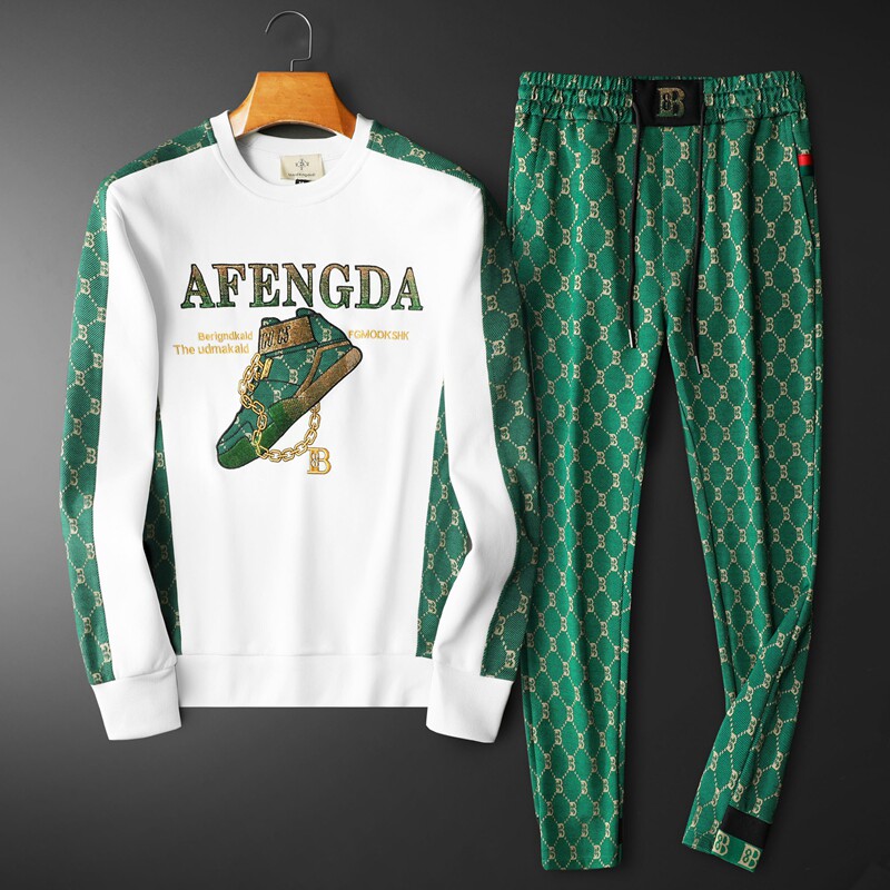 2026秋款潮男士长裤长袖休闲运动套装可单卖QT6012TZ3054P260，男装休闲套装，阿丰达