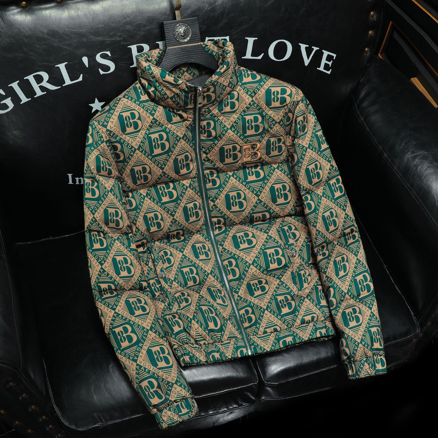 2025新款男士立领开衫时尚潮流羽绒服外套QT6012AFD7807-P310，男装羽绒服，阿丰达