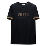 2025夏季新款高端品质丝光棉男士潮流短袖T恤QT6012AFD61015T-P70，男装T恤，阿丰达